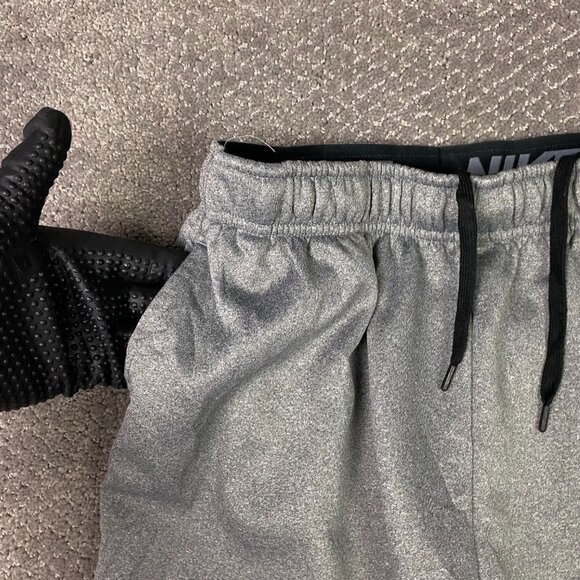 Nike Therma Fit GX Swoosh Pants Men's XL Gray Track Sweat Gym Joggers 800317-091 - Picture 3 of 14